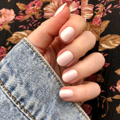 Brave Blush | Extra Short | Round - Tab Press-On