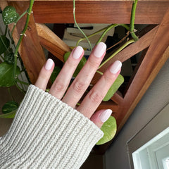 Brave Blush | Extra Short | Round - Tab Press-On