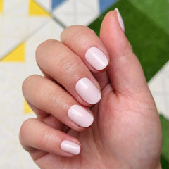 Brave Blush | Extra Short | Round - Tab Press-On