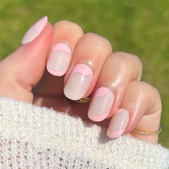 Organic Swirl | Extra Short | Round - Tab Press-On