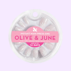 Chrome Daisy Pop - Press-On | Short | Round