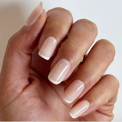 Classic French - Press-On | Medium | Squoval