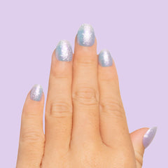Iridescent Snow Queen - Pressies | Extra Short Short | Round