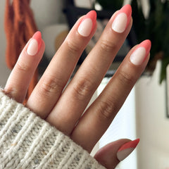 Ride Into The Sunset French - Press-On | Medium | Almond