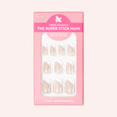 Side Swirl | Short | Round - Tab Press-On