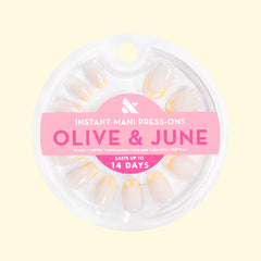 Summer Stripe French - Press-On | Short | Round