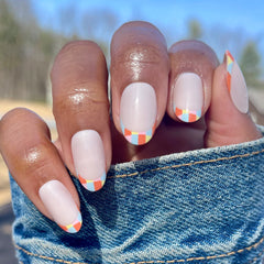 Parade French - Press-On | Medium | Oval