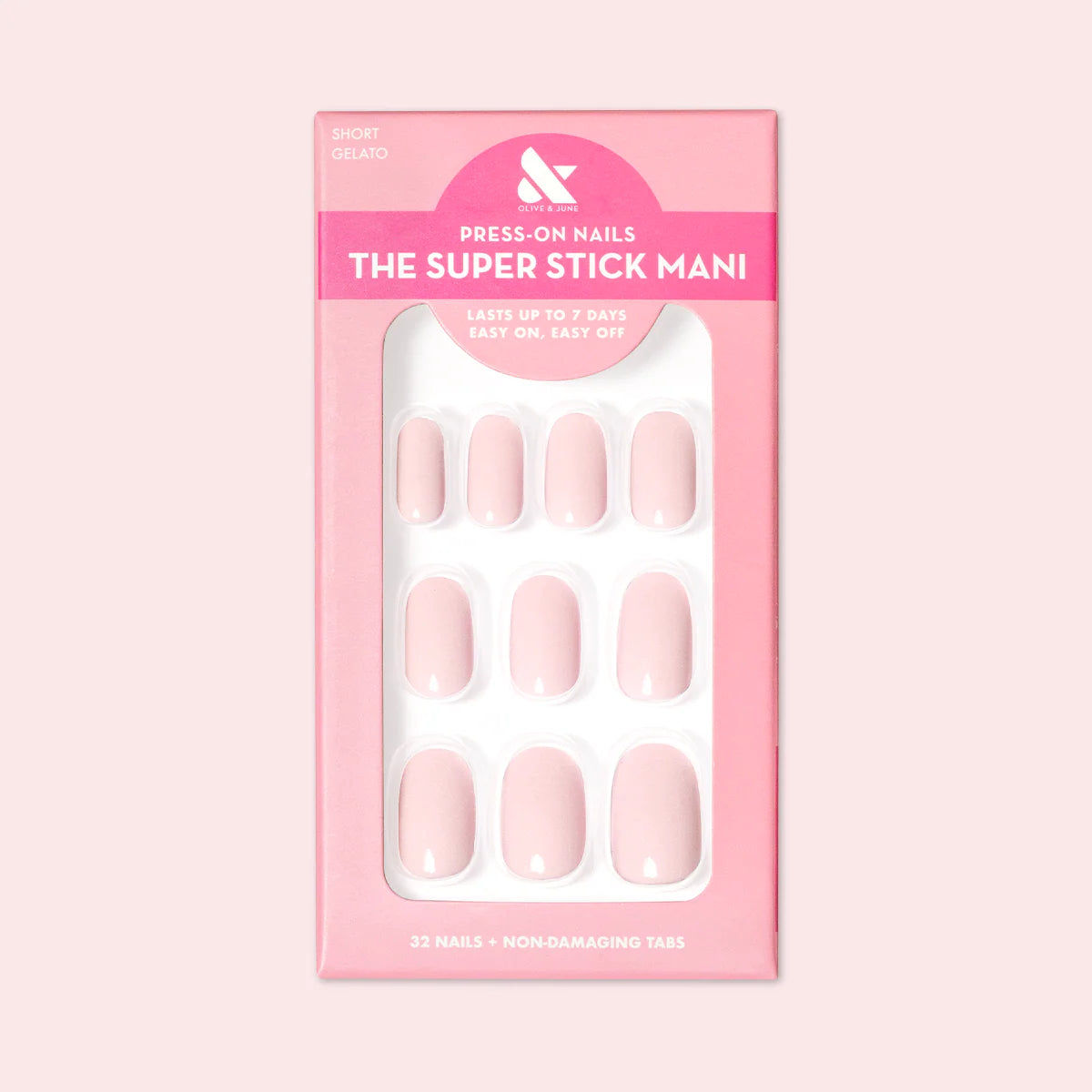 Gelato | Short | Round - Tab Press-On