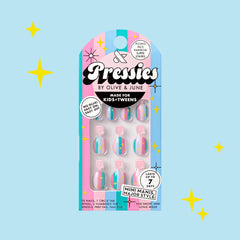 Rainbow Super Stripes - Pressies | Extra Short Short | Round